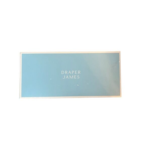 NWT Draper James Women's Blue Colorblock Piper Flat Sandals Size 9. New in Box. - Picture 3 of 4